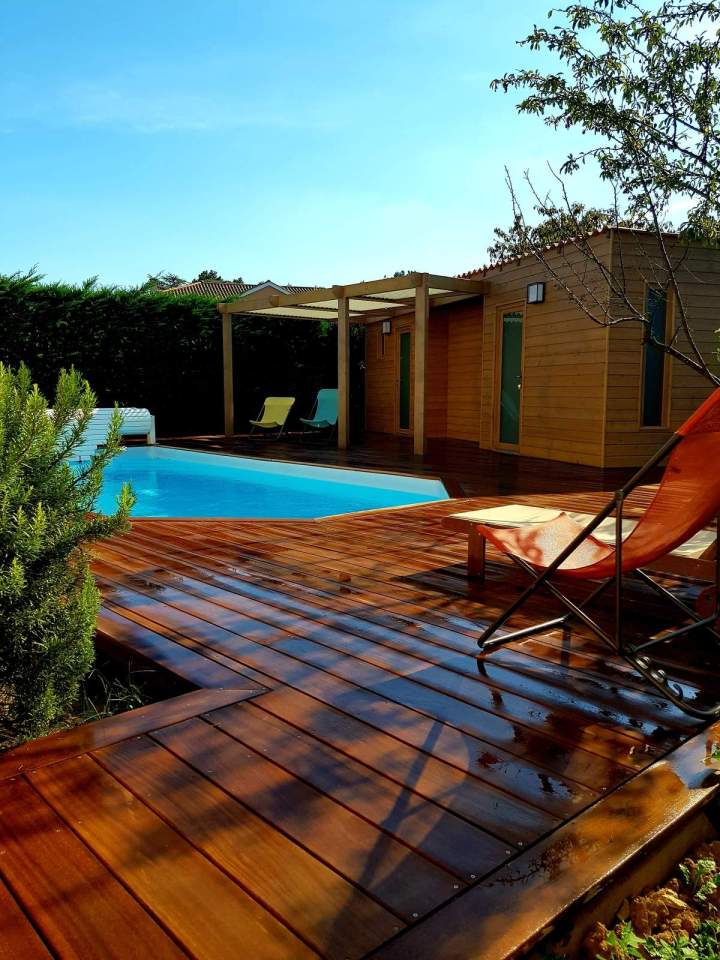 Custom wooden terrace Lyon