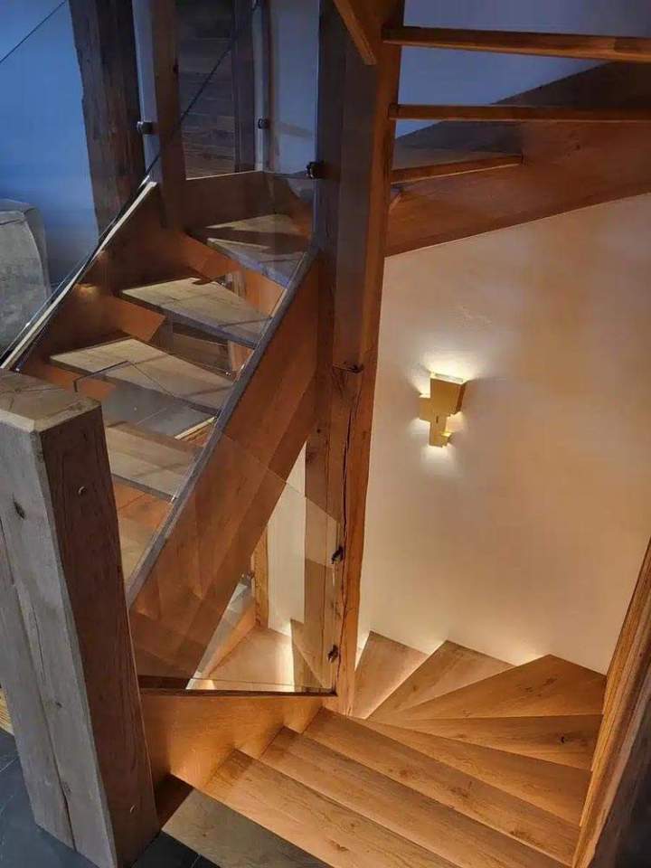 Escalier en bois Lyon