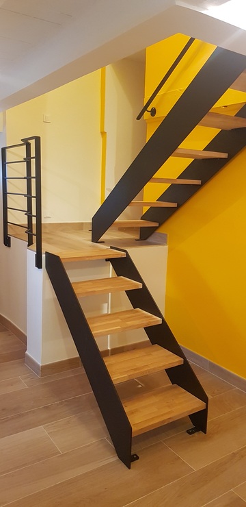 Création d'escalier bois métal à Limonest